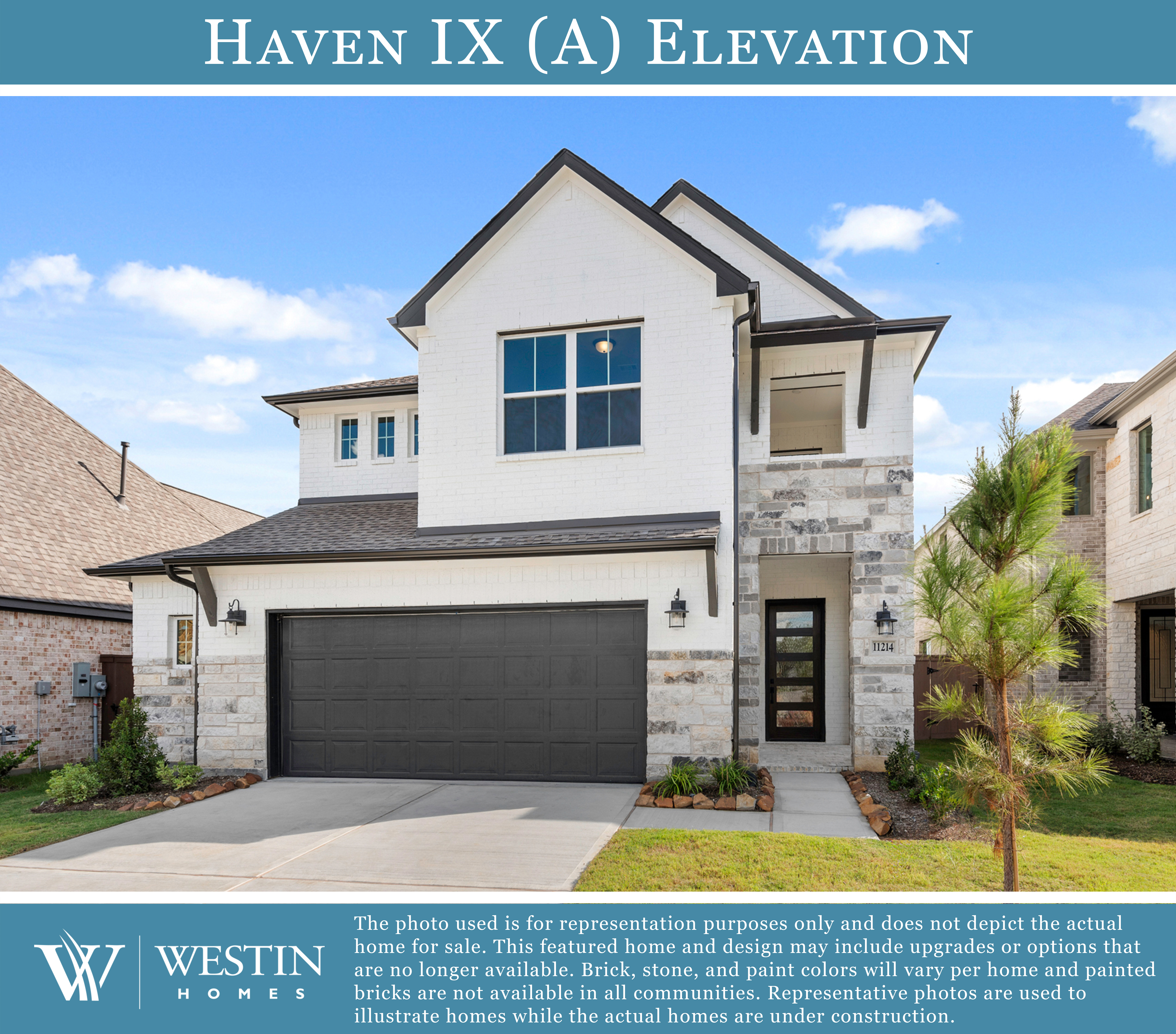 The Haven IX Elevation A by Westin Homes