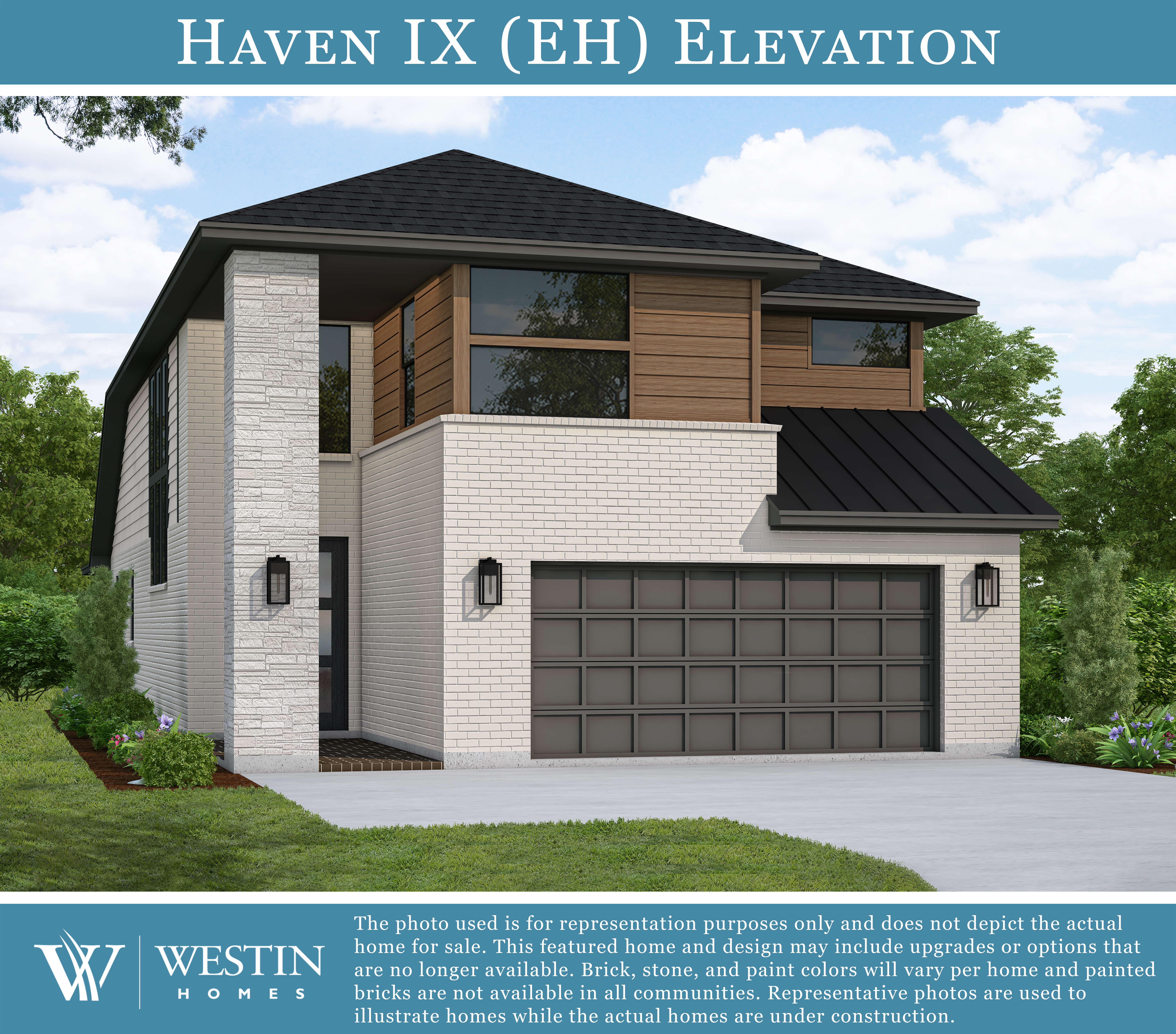 The Haven IX Elevation EH by Westin Homes
