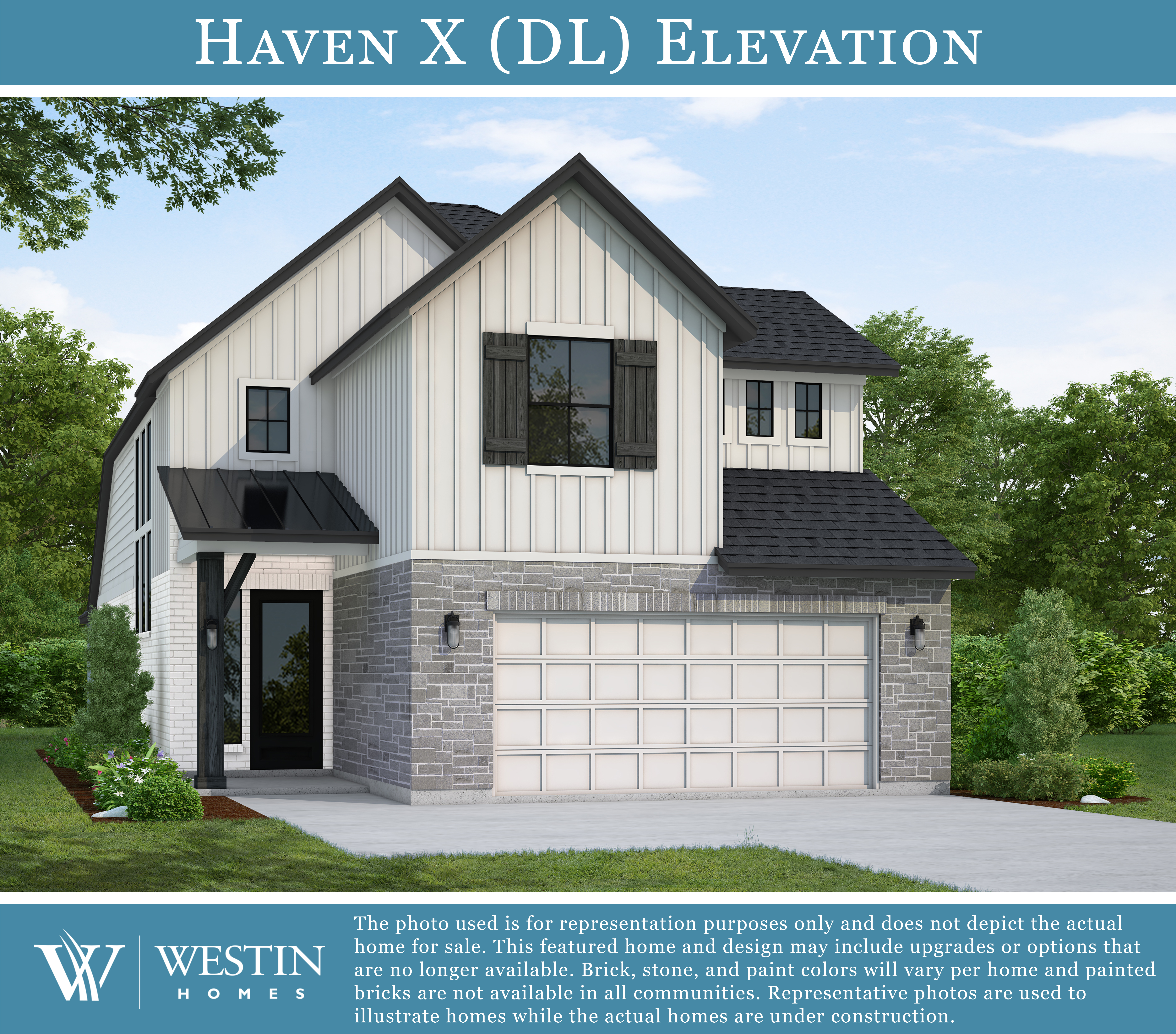 The Haven X Elevation DL by Westin Homes