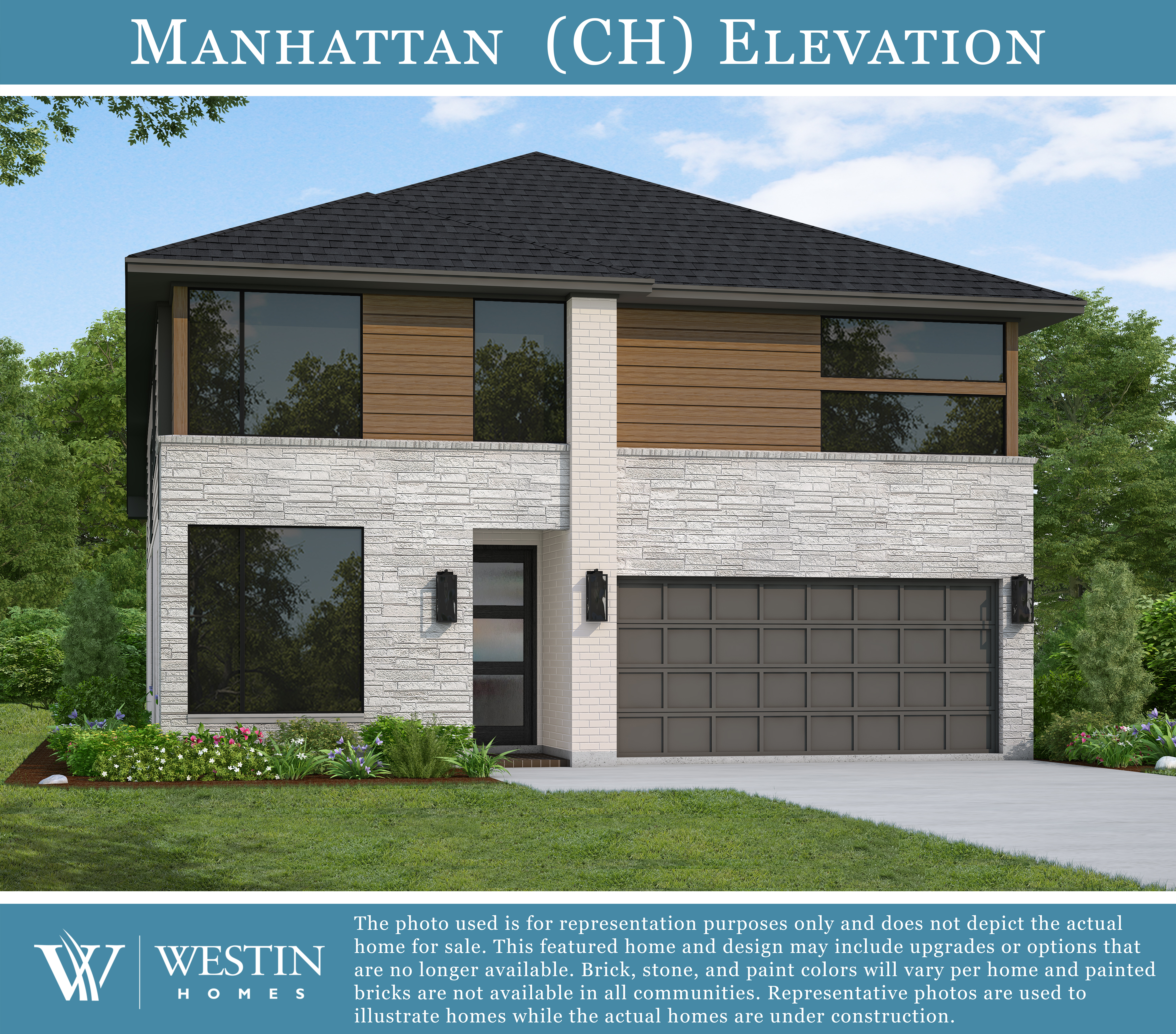 The Manhattan Elevation CH by Westin Homes
