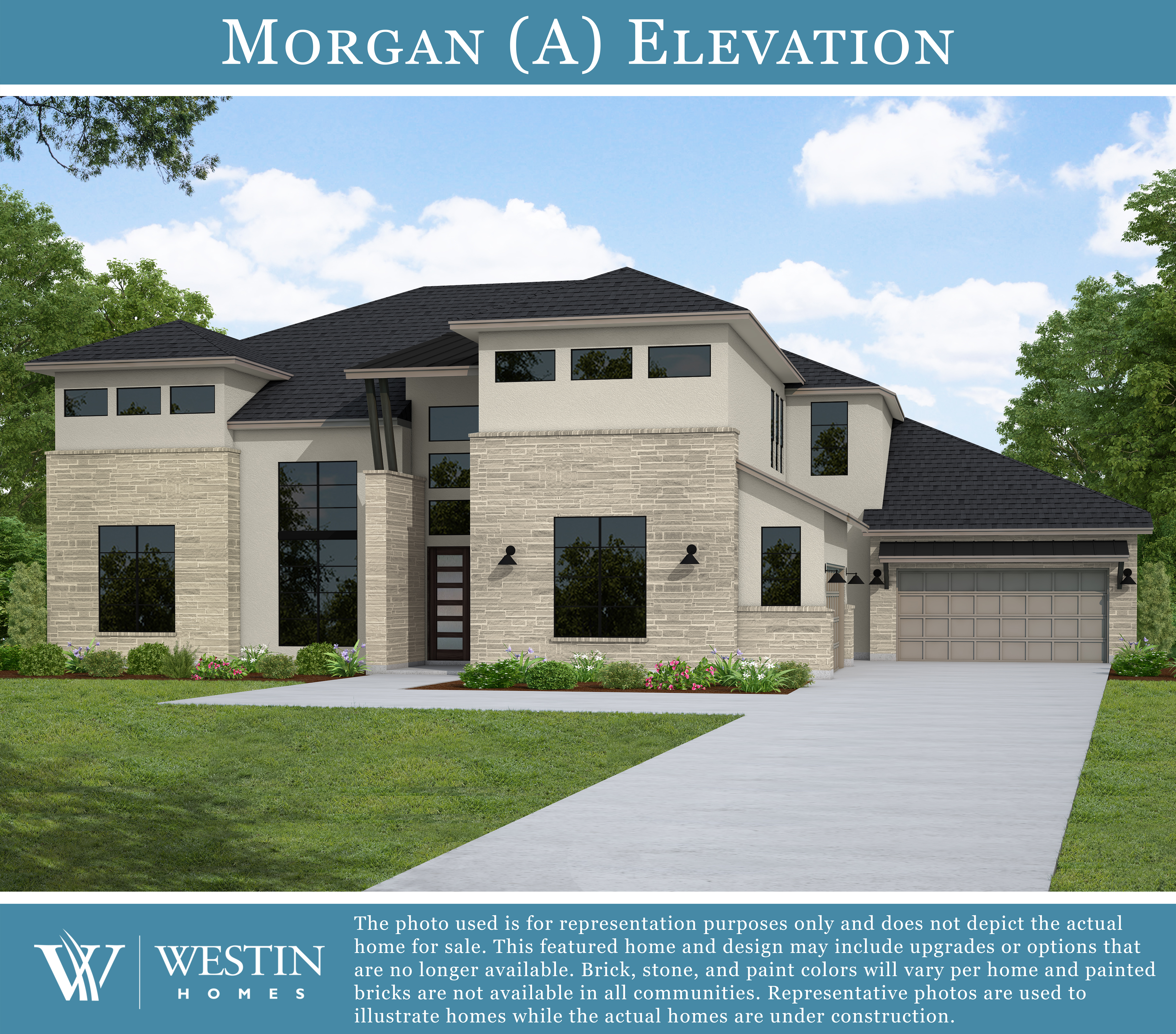 The Morgan Elevation by Westin Homes