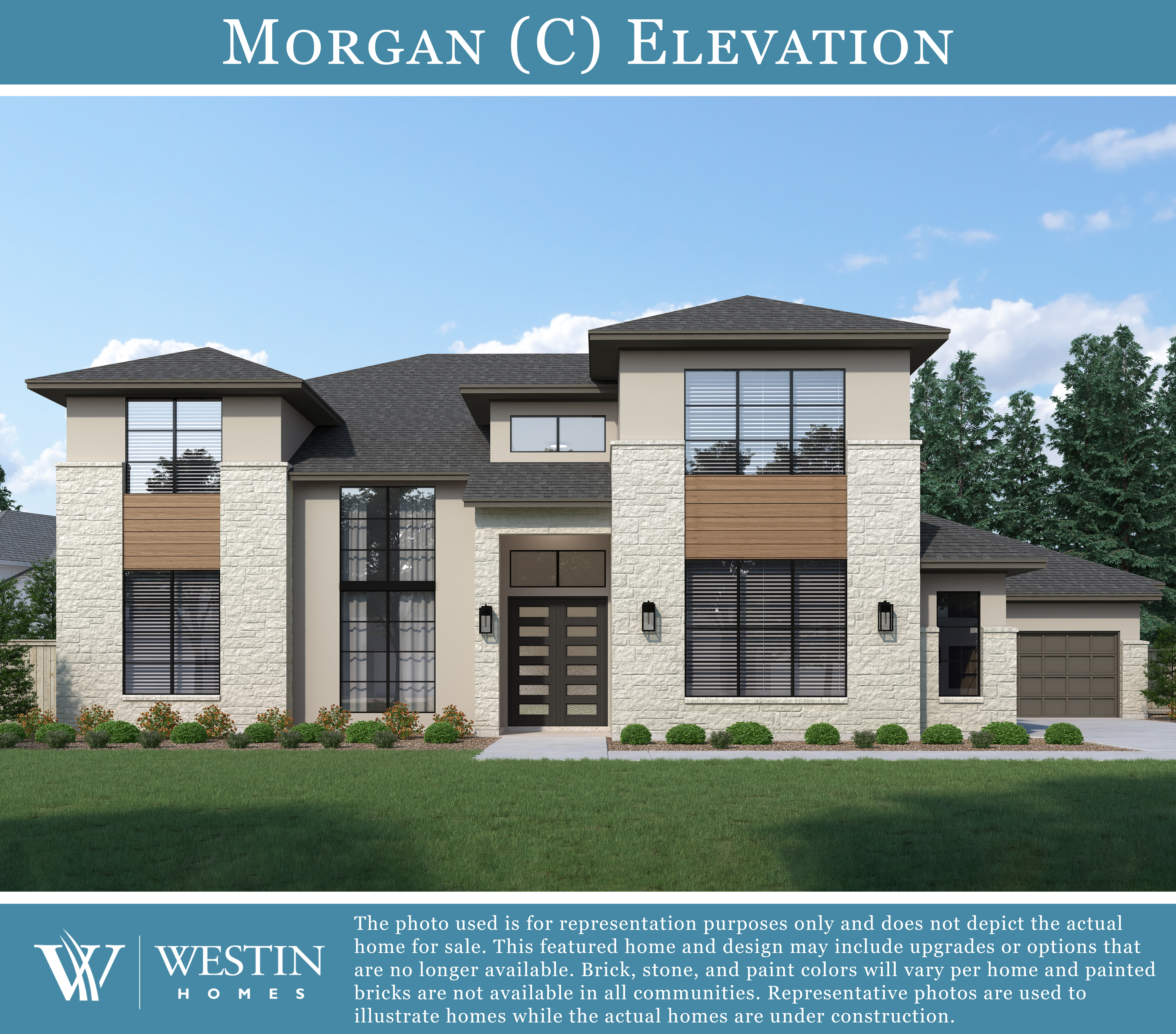The Morgan Elevation C by Westin Homes