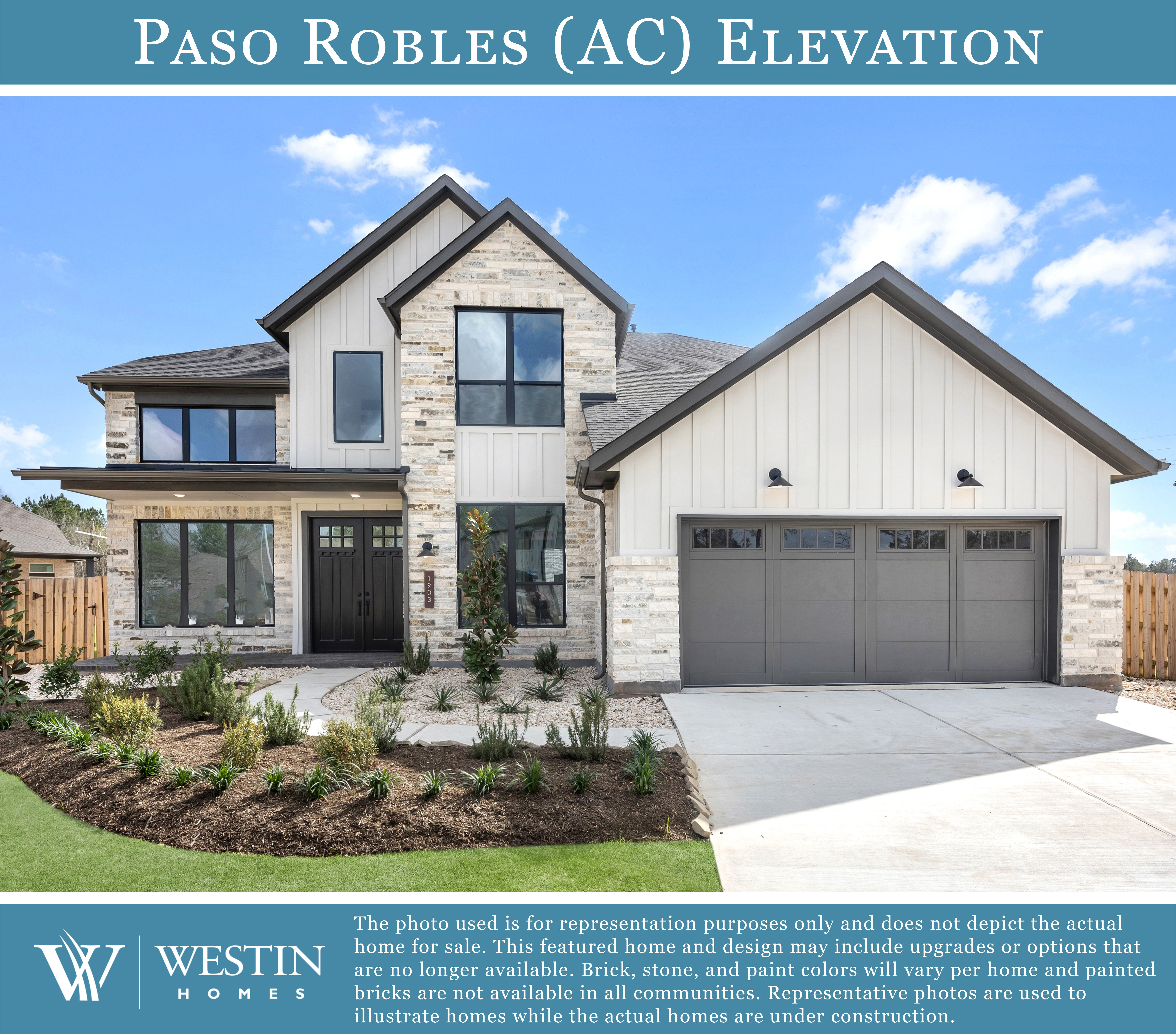 The Paso Robles Elevation by Westin Homes