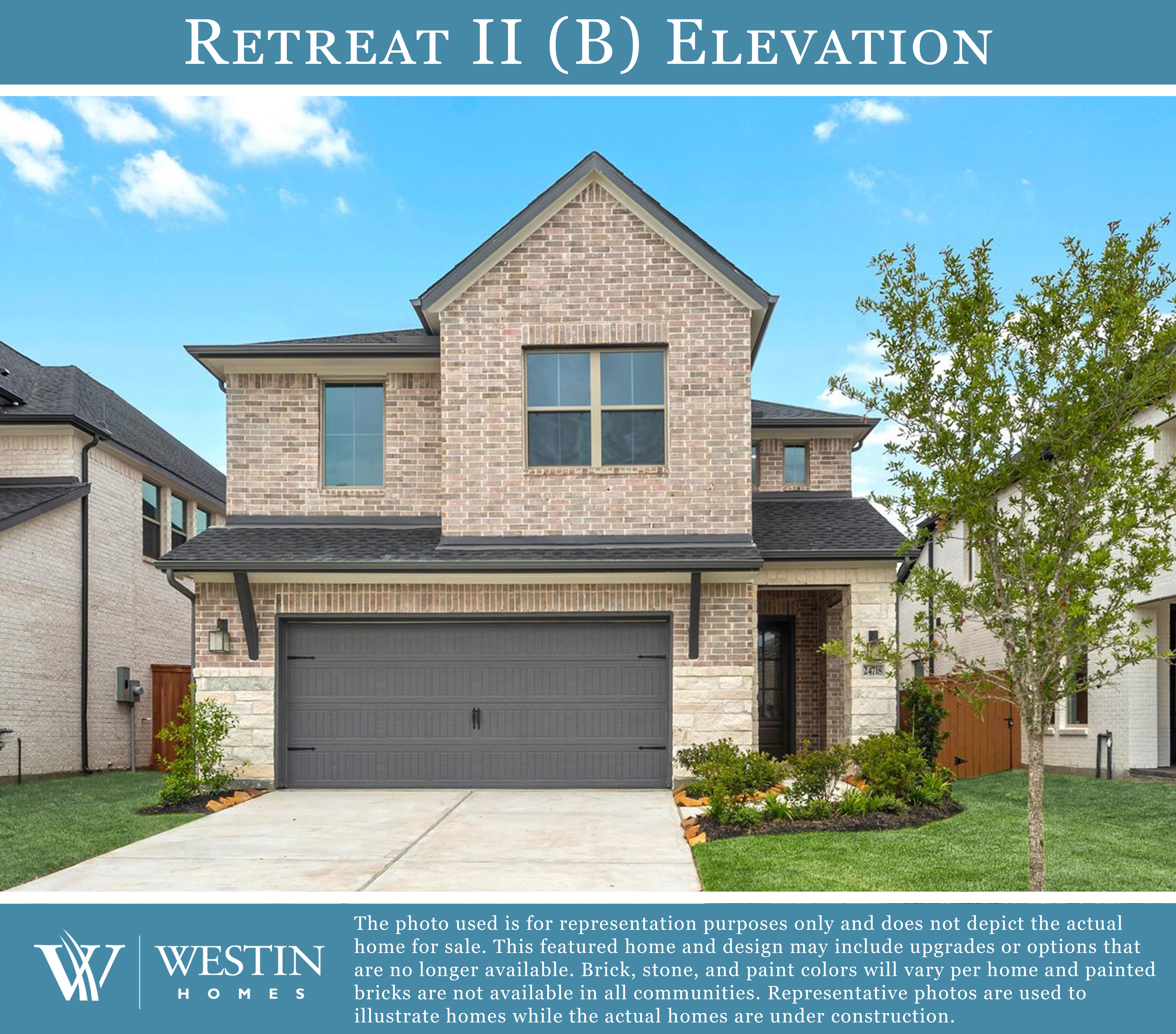 The Retreat II Elevation B by Westin Homes