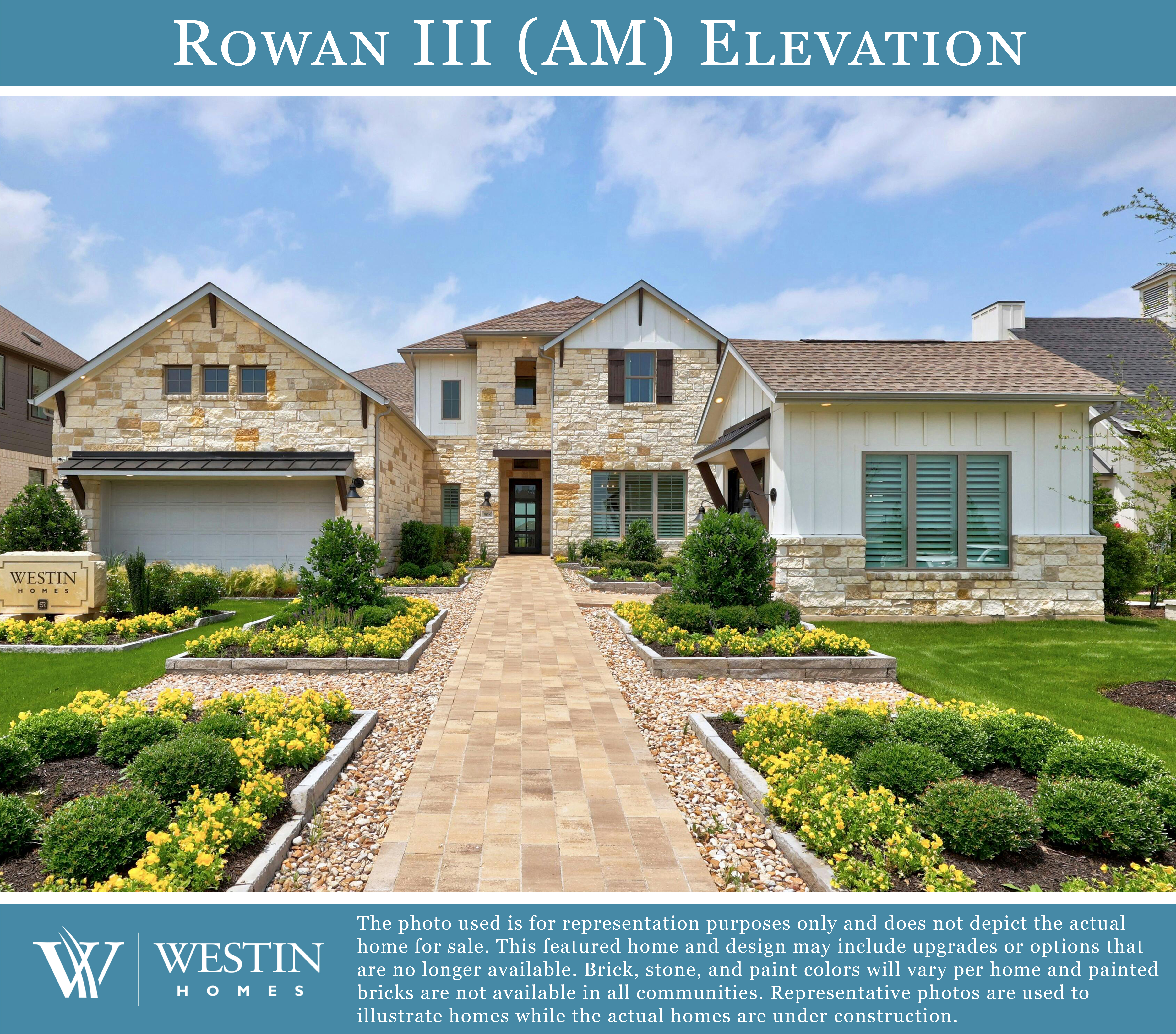 The Rowan III Elevation AM by Westin Homes