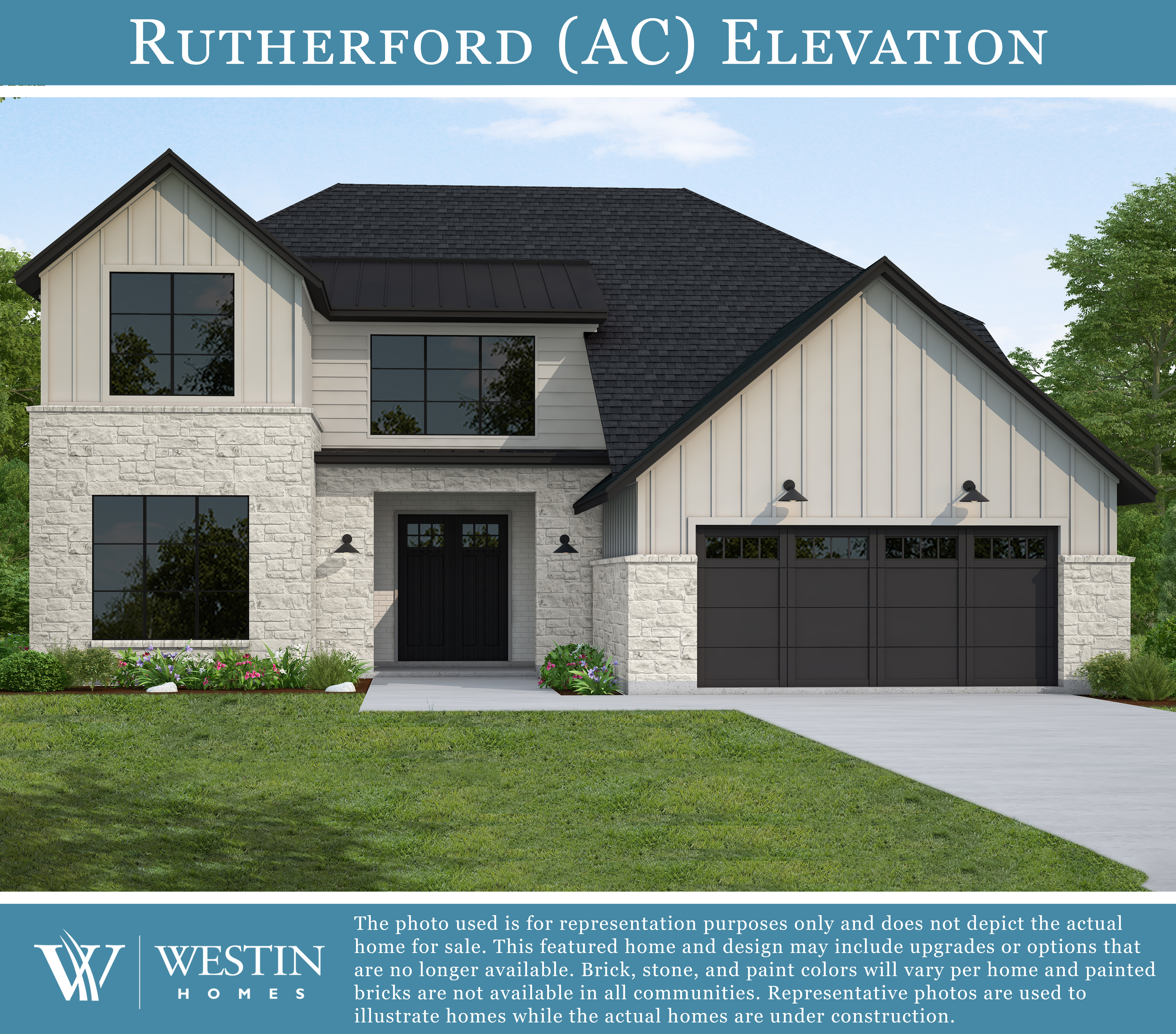 The Rutherford Elevation AC by Westin Homes