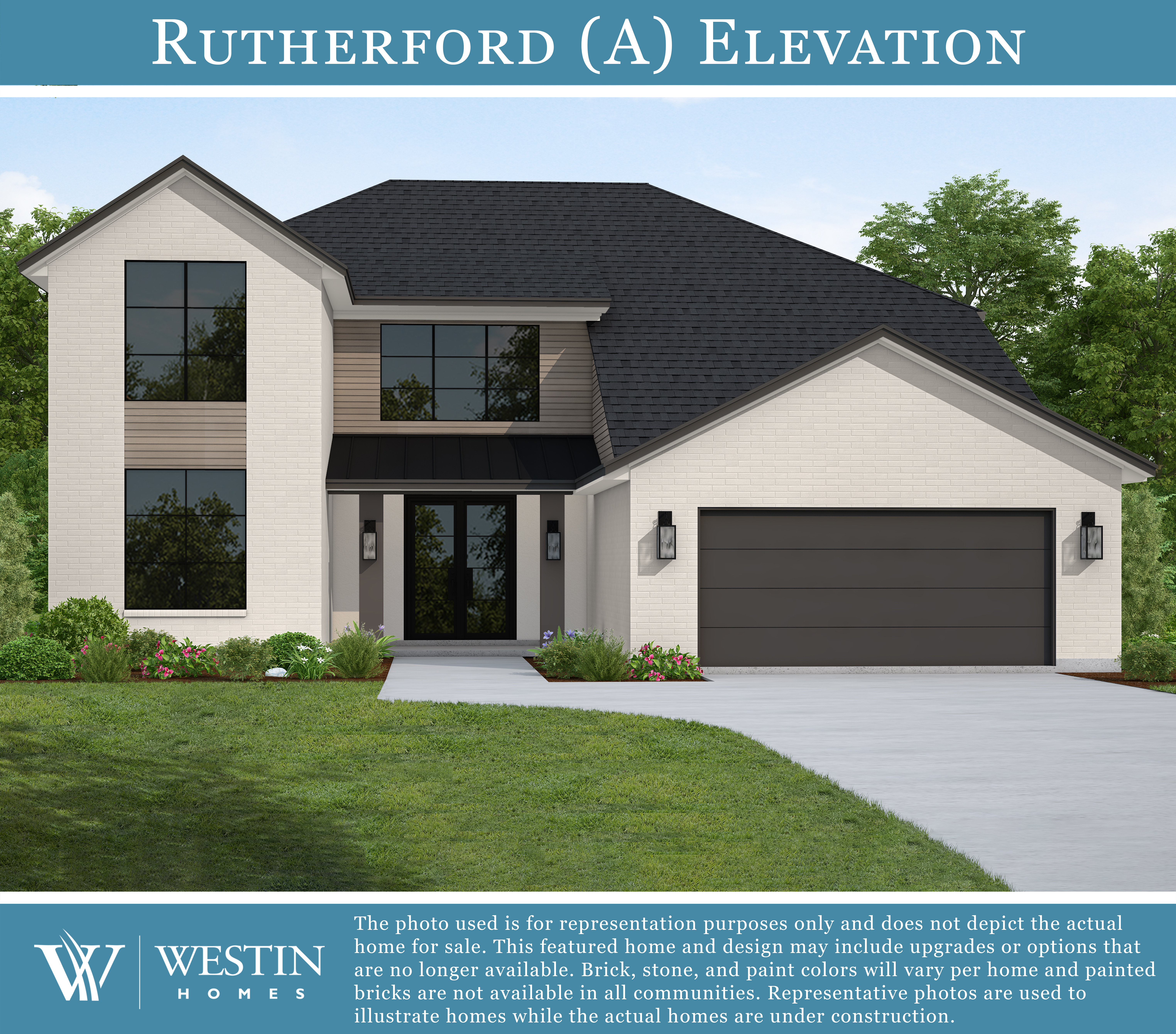 The Rutherford Elevation A by Westin Homes