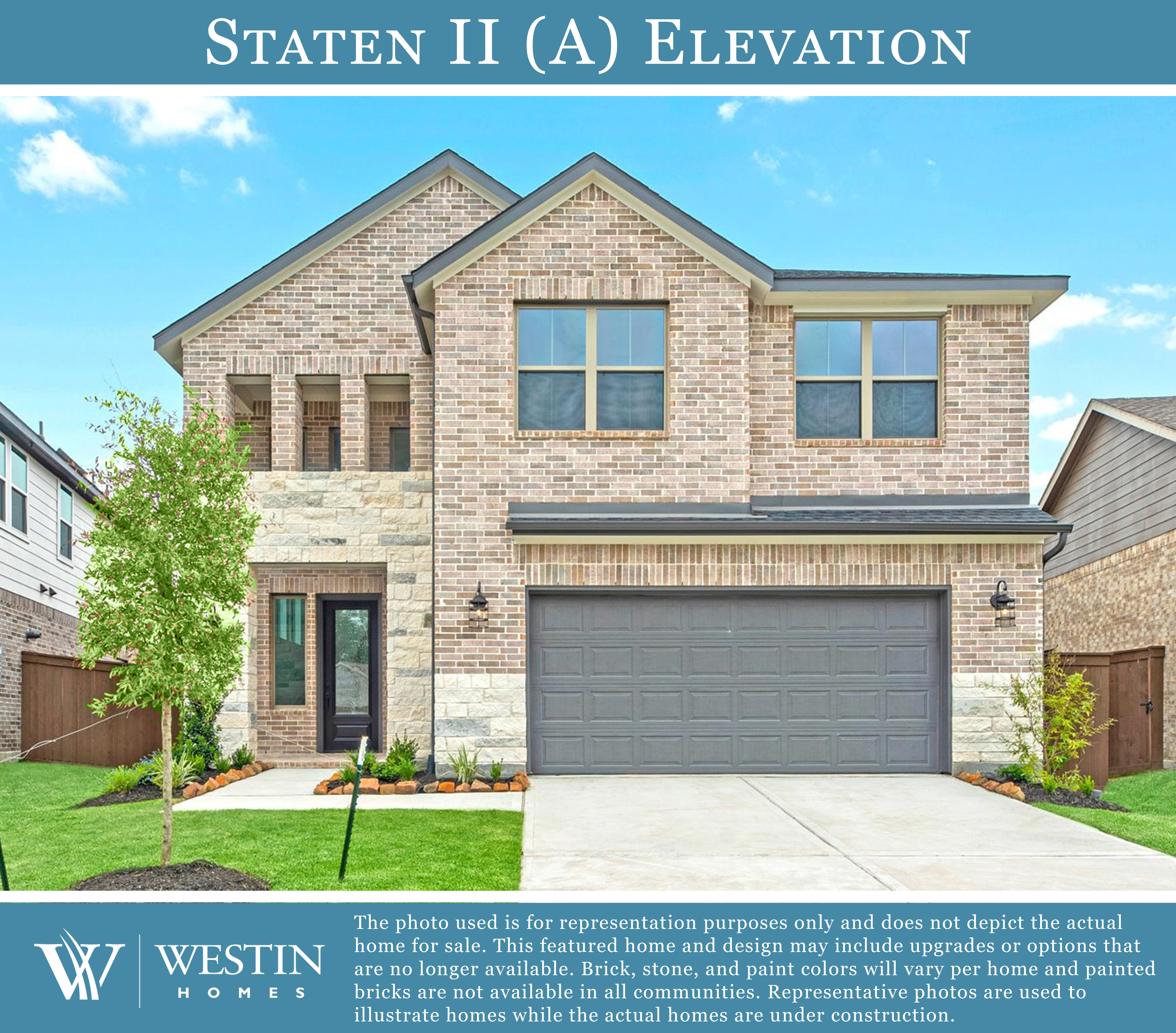 The Staten II Elevation by Westin Homes