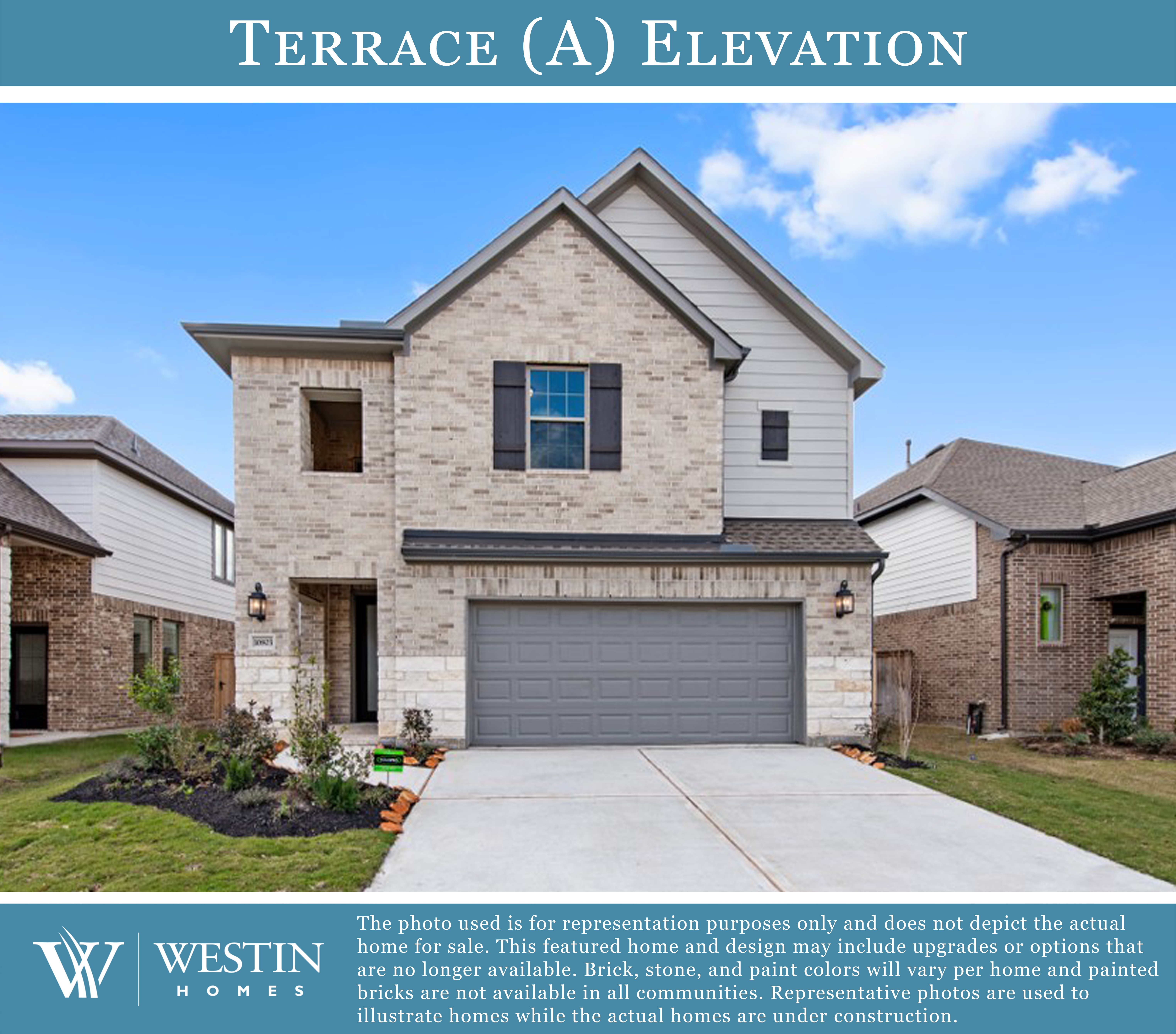 The Terrace Elevation A by Westin Homes