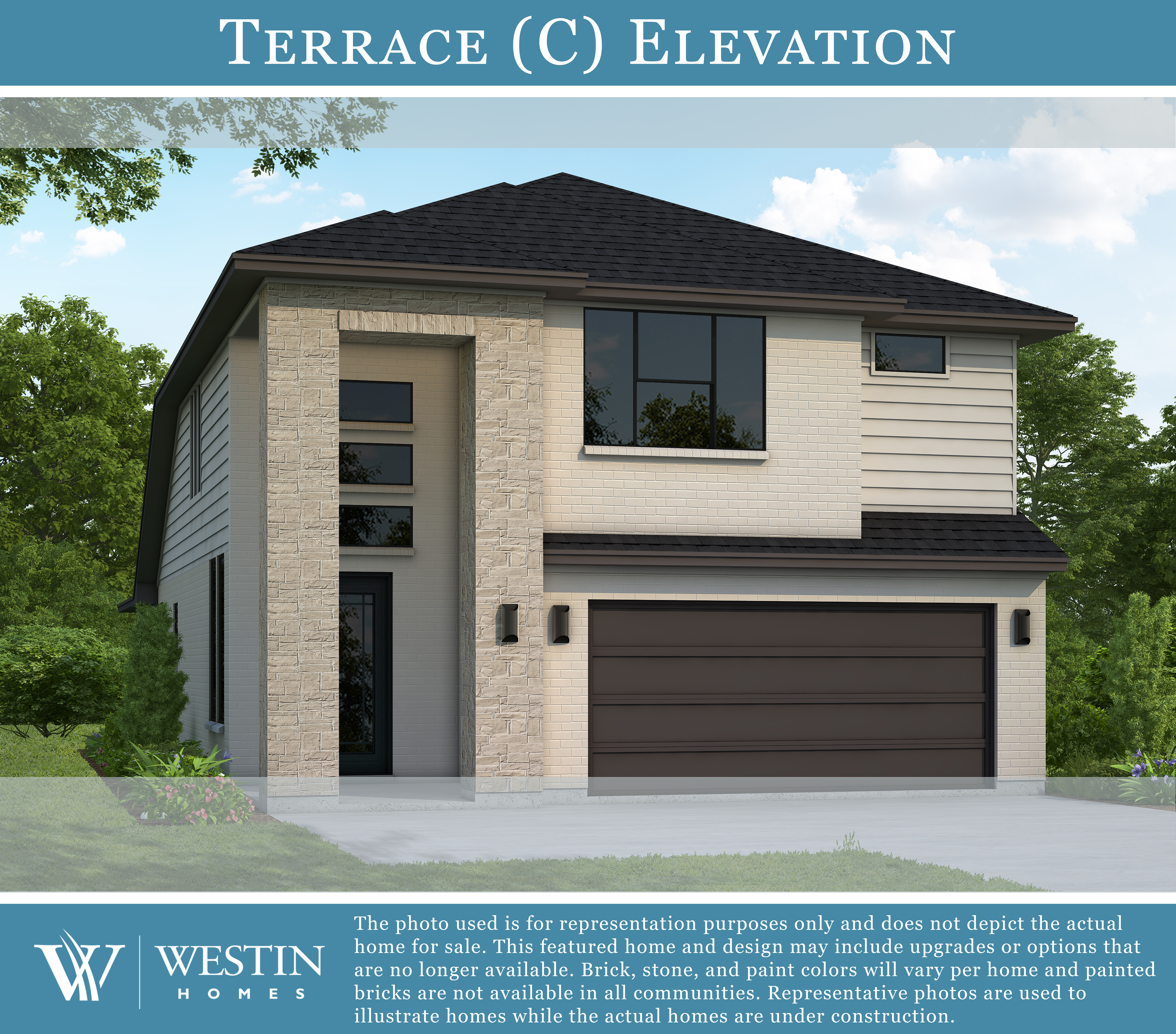 The Terrace Elevation C by Westin Homes