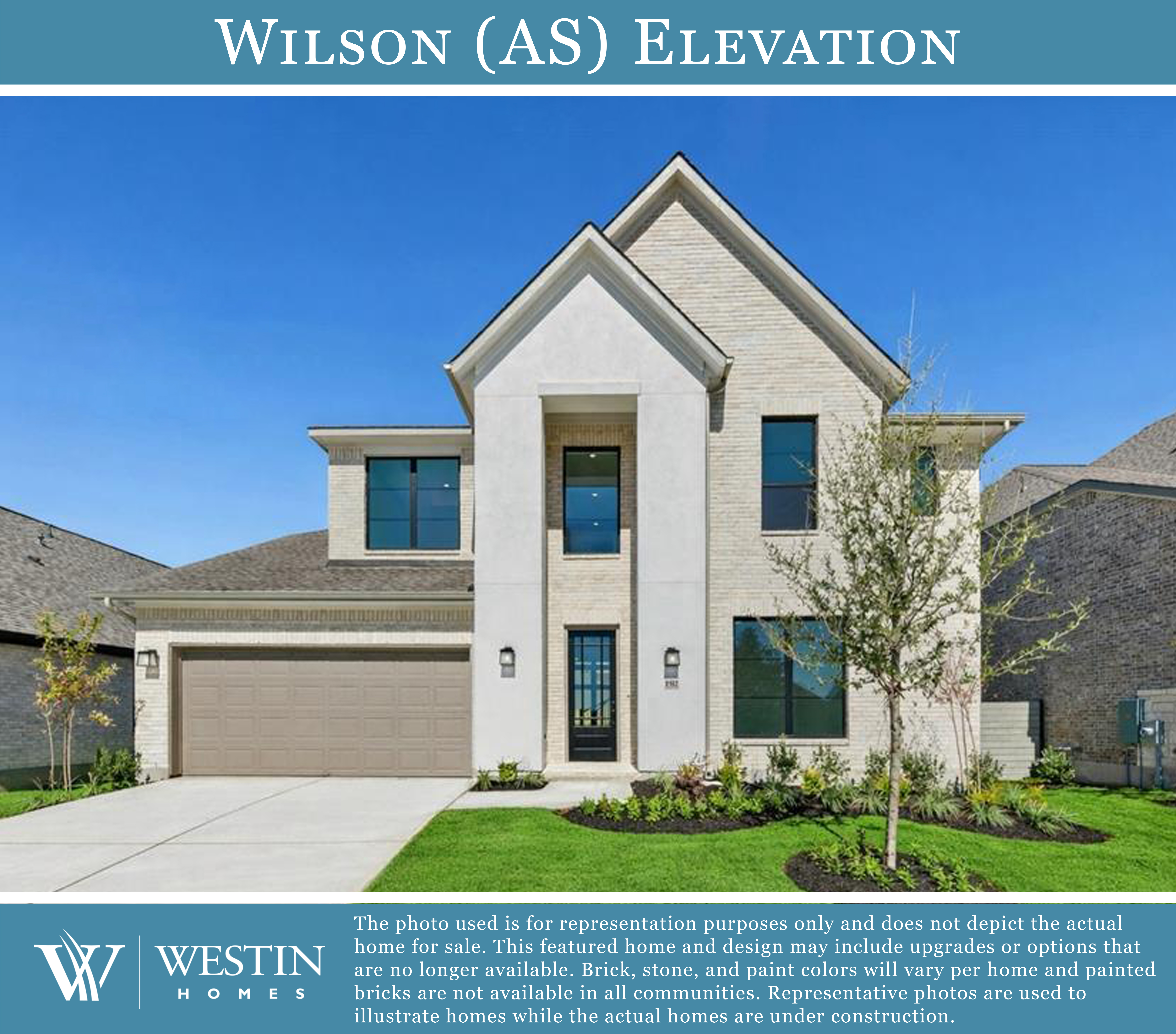 The Wilson Elevation AS by Westin Homes