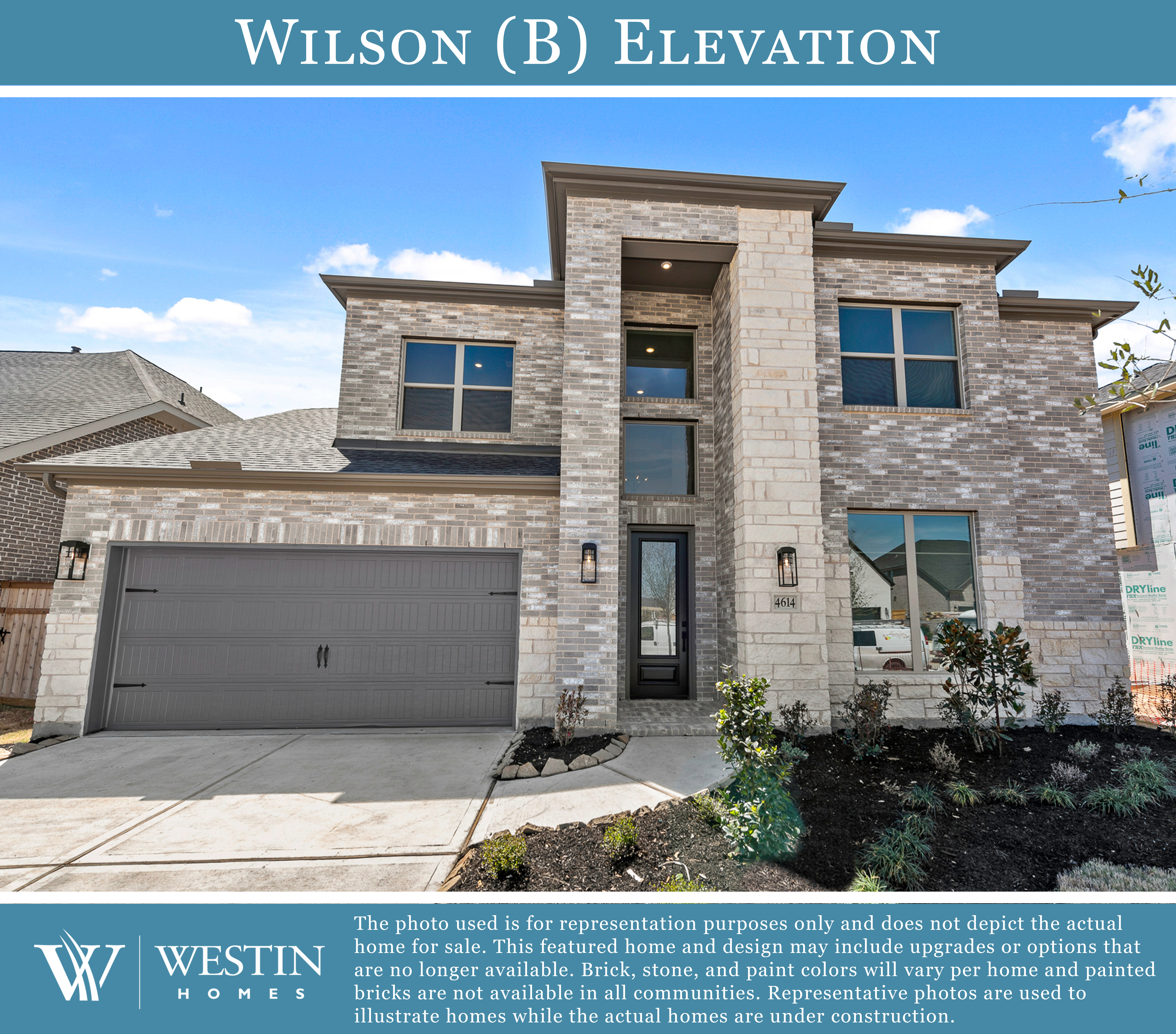 The Wilson Elevation B by Westin Homes