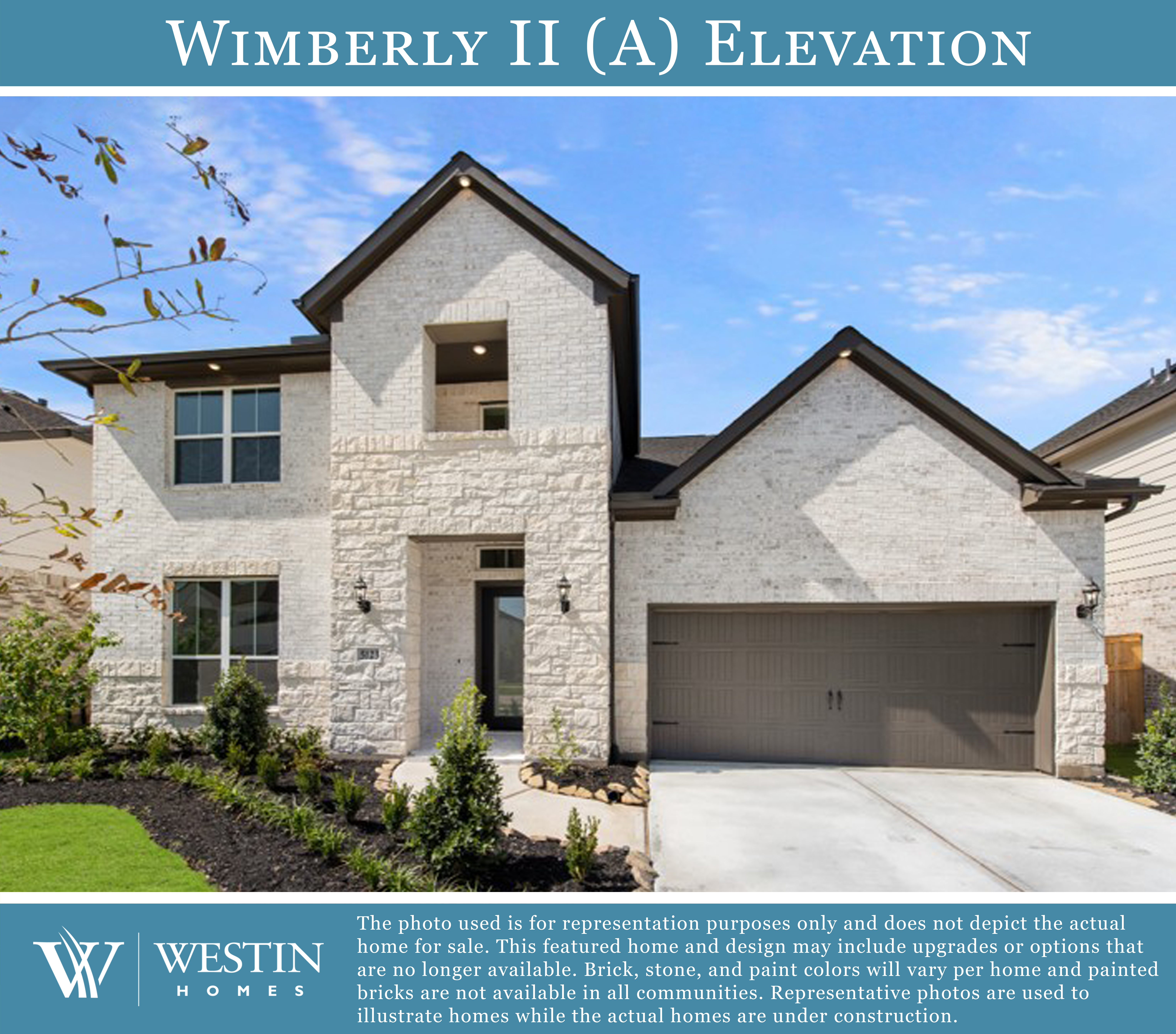 The Wimberly II Elevation by Westin Homes